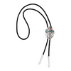 MONTANA SILVERSMITHS INNER LIGHT TURQUOISE BOLO TIE - ACCESSORIES OTHER  - BT4779