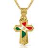 MONTANA SILVERSMITHS MEXICAN PRIDE CROSS - ACCESSORIES JEWELRY NECKLACE - NC5763