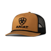 ARIAT EMBROIDED LOGO TAN BLACK - HATS CAP  - A300090008