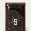 STETSON CROC EMOSSED BROWN MONEY CLIP - ACCESSORIES WALLET  - 9803004-255