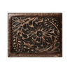 STETSON VINTAGE BROWN BI-FOLD HAIR ON - ACCESSORIES WALLET  - 9804002-203