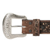 STETSON VINTAGE BROWN HAIR ON TOOLED - ACCESSORIES BELT MEN - 9918500-203