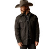 ARIAT GRIZZLY SHIRT JACKET BLACK - MENS JACKET  - 10051990