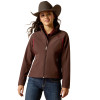 ARIAT NEW TEAM SOFTSHELL CHOC PLUM - LADIES JACKET  - 10052785