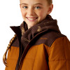ARIAT CRIUS INSULATED CHESTNUT HORSE - KIDS BOYS JACKET - 10052472