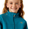 ARIAT TEAM SOFTSHELL OCEAN DEPTHS - KIDS GIRLS JACKET - 10052786