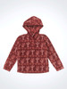 WRANGLER BURGUNDY GIRLS HOODIE - KIDS GIRLS JACKET - 112353143