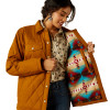 ARIAT GRIZZLY QUILTED BARN CHESTNUT - LADIES JACKET  - 10052400