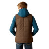 ARIAT CRUIS INSULATED  BANYAN BARK - KIDS BOYS VESTS - 10052351
