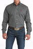 CINCH STRETCH MEDALLION NAVY PRINT - MENS SHIRT  - MTW1105808