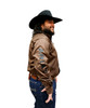 ARIAT TEAM LOGO TWILL CHOCOLATE - MENS SHIRT  - 10060305