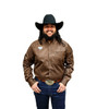 ARIAT TEAM LOGO TWILL CHOCOLATE - MENS SHIRT  - 10060305