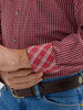 WRANGLER GEORGE STRAIT DARK RED PLAID - MENS SHIRT  - 112356606
