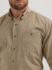 WRANGLER GEORGE STRAIT TAN PLAID - MENS SHIRT  - 112356609