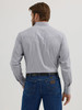 WRANGLER GREY PEARL SNAP STRIPED - MENS SHIRT  - 112355361