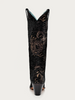 CORRAL GOLD STAMPED FLORAL SUEDE - BOOT LADIES  - A4481