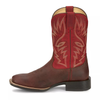 JUSTIN  ZEKE GOAT BROWN AND RED - BOOT MENS WESTERN - UN7131