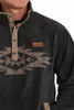 CINCH CHARCOAL FLEECE PULLOVER - MEN SWEATER  - MWK1912001