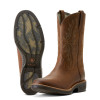 ARIAT RIDGEBACK ROUND TOE BROWN - BOOT MENS WESTERN - 10053576