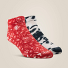 ARIAT PONY PRINT RED AND BLACK - ACCESSORIES SOCKS  - 10047864