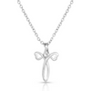 MONTANA SILVERSMITHS LOVE BETWEEN FAITH CROSS - ACCESSORIES JEWELRY NECKLACE - NC5359