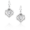 MONTANA SILVERSMITHS REFINED LIGHT CRYSTAL EARRINGS - ACCESSORIES JEWELRY EARRINGS - ER6037