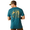 ARIAT DEEP SEA HEATHER GRAPHIC TEE - MENS TEE  - 10054003