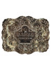 MONTANA SILVERSMITHS 2 TONE NATIONAL MEXICAN EMBLEM - ACC BUCKLE  - 35410YG-674
