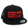 EL VIEJON EV PATCH BLACK RED FLAT - HATS CAP  - EV PATCH 2