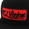 EL VIEJON EV PATCH BLACK RED WHITE FLAT - HATS CAP  - EV PATCH 7