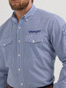 WRANGLER LOGO NAVY HONEYCOMB PRINT - MENS SHIRT  - 112355382