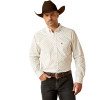 ARIAT PEMBROKE FITTED WHITE PRINT - MENS SHIRT  - 10053918