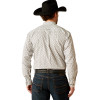 ARIAT JAGGER CLASSIC FIT WHITE PRINT - MENS SHIRT  - 10053899