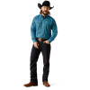 ARIAT WOODROW CLASSIC FIT BLUE PRINT - MENS SHIRT  - 10053915