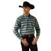 ARIAT TEAM OSBORNE TURQUOISE WHITE - MENS SHIRT  - 10054054