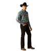 ARIAT TEAM OSBORNE TURQUOISE WHITE - MENS SHIRT  - 10054054
