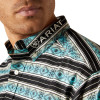 ARIAT TEAM OSBORNE TURQUOISE WHITE - MENS SHIRT  - 10054054