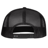 LAZY J RANCH WEAR BLACK BLACK WHITE PATCH - HATS CAP  - BLACK4WILLOW