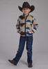 ROPER TAN FLEECE JACKET ZIP FRONT - KIDS BOYS JACKET - 03-095-0250-6632TAN