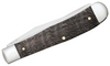 CASE BLACK CURLY OAK WOOD TRAPPER - ACC KNIVES  - 14000