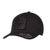 ARIAT SHIELD LOGO BLACK ON BLACK - HATS CAP  - A300064301