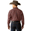 ARIAT IMAN WRINKLE FREE NAVY PRINT - MENS SHIRT  - 10054049
