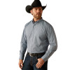 ARIAT CRUZ CLASSIC LIGHT BLUE PRINT - MENS SHIRT  - 10054084