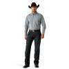 ARIAT CRUZ CLASSIC LIGHT BLUE PRINT - MENS SHIRT  - 10054084