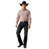 ARIAT IVEN WRINKLE FREE RED PRINT - MENS SHIRT  - 10054043