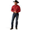ARIAT IAN WRINKLE FREE RED PLAID - MENS SHIRT  - 10054050