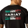 ARIAT VIVA MEXICO WOOD BLACK - MENS TEE  - 10053997
