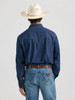 WRANGLER DARK DENIM SNAP - MENS SHIRT  - 112361700
