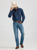 WRANGLER DARK DENIM SNAP - MENS SHIRT  - 112361700