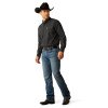 ARIAT CARMINE SNAP BLACK PRINT - MENS SHIRT  - 10054076